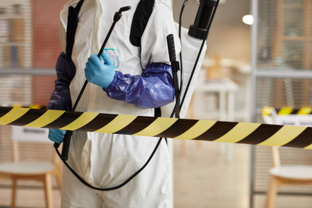 Professional Sewage Cleanup technician working in Massillon, OH